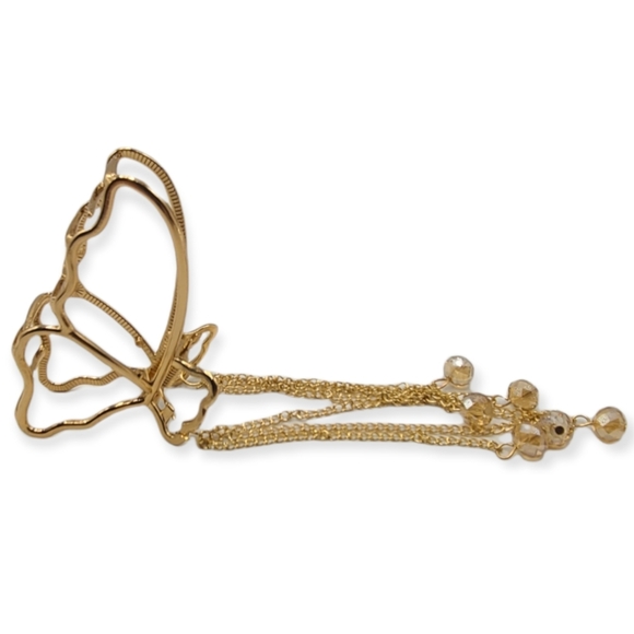 Butterfly Tassel Hair Clip - Picture 3 of 4